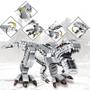 Imagem de Blocos de Construção Compatíveis com Lego - Tiranossauro Rex e Partículas Wit