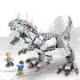 Imagem de Blocos de Construção Compatíveis com Lego - Tiranossauro Rex e Partículas Wit