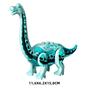 Imagem de Blocos De Construção De Dinossauro Jurássico Infantil Indominus Rex Tyrannosaurus Action Figure