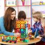 Imagem de Blocos de Construção Magnéticos Gemmicc (100 Peças) + 2 Carros - Brinquedo Infantil