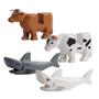 Imagem de Blocos de construção Toy OLRMA Friend Animals Figures 12 unidades