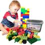 Imagem de Blocos De Montar 39 Peças Educativo Colorido Infantil Lego