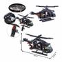 Imagem de Blocos De Montar Cubic Helicóptero De Combate Com 219 Peças - Multikids