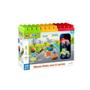 Imagem de Blocos de Montar Cubic Jr Blocos Pista com 2 Carros e 40 Peças Multikids - BR1394