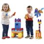 Imagem de Blocos de montar Dismat Mais MK381 110 peças para bebês crianças Didático Educativo