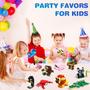 Imagem de Blocos de Montar HOGOKIDS - Kit com 12 Animais - Ideal para Festas