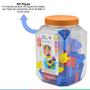 Imagem de Blocos de Montar Infantil Para Criança +3 Anos Monta Tudo 40 Peças Variadas Coloridas Lolly Nenny