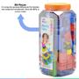 Imagem de Blocos de Montar Infantil Para Criança +3 Anos Monta Tudo 86 Peças Variadas Coloridas Lolly Nenny