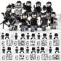Imagem de Blocos De Montar Kit 10 Bonecos Forças Especiais Nypd Police