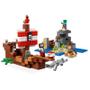Imagem de Blocos de Montar - LEGO Minecraft - A Aventura Do Barco Pirata M BRINQ