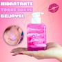 Imagem de Blow Girl Gel Hidratante Lubrificante Beijável Aroma Morango Creme + Massageador Feminino Golfinho