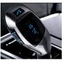 Imagem de Bluetooth Para Carro Com Transmissor Fm com Controle Remoto Entrada Cartão de Memória Pendrive