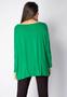 Imagem de Blusa Ampla Malha Morcego Manga Longa Verde Light