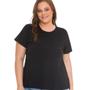 Imagem de Blusa Baby Look Feminina Gola Redonda Plus Size T-shirt Lisa Básica 3013.C1