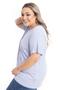 Imagem de Blusa baby look lisa plus size - tshirt