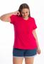 Imagem de Blusa baby look lisa plus size - tshirt