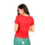 Imagem de Blusa Básica Suede Camurça Veludo Manga Curta Donna Martins
