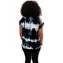 Imagem de Blusa Bata de Malha Manga Curta Tie Dye Strass Coração Gato