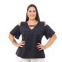 Imagem de Blusa Bata Feminina Ombro Vazado Plus Size Nova Coleção 206