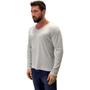 Imagem de Blusa Bela Notte Ceroula Canelada Gola V Masculina