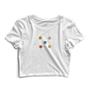 Imagem de Blusa Blusinha Cropped Tshirt Camiseta Feminina Smile Colorido