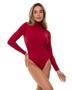 Imagem de Blusa Body Bory Feminina Manga Comprida Gola Alta Tendência Inverno