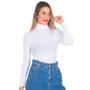 Imagem de Blusa Cacharrel Feminina Gola Alta Lã Tricot Manga Longa