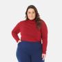 Imagem de Blusa Cacharrel Gola Alta Clara Feminina Plus Size 1130