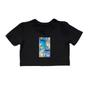 Imagem de Blusa Camisa Cropped Blusinha Infantil Menina Malha Algodão Manga Curta Personagem