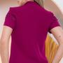 Imagem de Blusa Camisa Feminina Evangélica Com Laço Gravatinha Renda