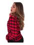 Imagem de Blusa Camisa Feminina Xadrez Flanelado