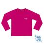 Imagem de Blusa Camisa Térmica Praia Piscina Proteção Uv50+ Infantil Coloridas Lisas Tamanho 4 ao 12 - Everly
