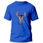 Imagem de Blusa Camiseta Infantil Lilo Stitch Unissex Feminino Masculino Desenho