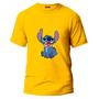 Imagem de Blusa Camiseta Infantil Lilo Stitch Unissex Feminino Masculino Desenho