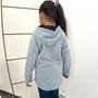 Imagem de Blusa Casaco Moletom Menina Flanedado Aberto Com Ziper