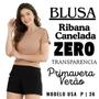 Imagem de Blusa Chic Ribana Com Botões Detalhes Casual Tendência Primavera Verão Feminina Slim 35224A