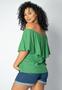 Imagem de Blusa Cigana Babado Ombro a Ombro Verde Light