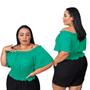 Imagem de Blusa Ciganinha Plus size Feminina Blusinha Moda Primavera/verão