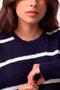 Imagem de Blusa Clareslan Feminino Trabalhada com Listras