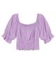 Imagem de Blusa Com Elástico Feminina Viscotorcion Endless Roxo