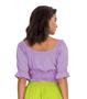 Imagem de Blusa Com Elástico Feminina Viscotorcion Endless Roxo