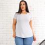 Imagem de Blusa Comprida Bata Lisa Camiseta Oversize Moda Feminina