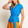 Imagem de Blusa Crepe Azul Royal Miss Joy 7495 Feminino