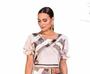 Imagem de Blusa Crepe Estampada Xadrez Rose