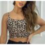 Imagem de Blusa Cropped alça extra fina estilo gringa  feminina basica