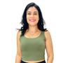 Imagem de Blusa Cropped   Alça Larga K2B - Poliamida com Elastano