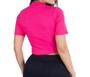 Imagem de Blusa Cropped canelado básico manga curta gola alta feminino moda