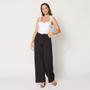 Imagem de Blusa Cropped com Bojo e 4 Alças com Laço Branco