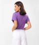 Imagem de Blusa Cropped Com Decote V Malha Delicate Rovitex Roxo