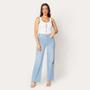 Imagem de Blusa Cropped Corset com Colchetes Branco